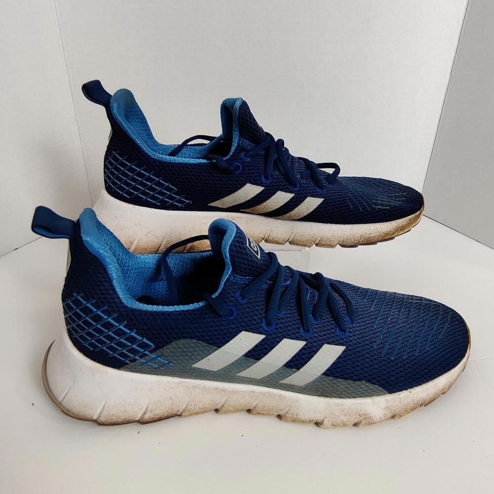 Adidas Asweego Mens Running Sneakers Plus Size 11 Blue